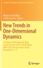 Image for New Trends in One-Dimensional Dynamics : In Honour of Welington de Melo on the Occasion of His 70th Birthday IMPA 2016, Rio de Janeiro, Brazil, November 14–17