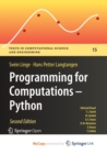 Image for Programming for Computations - Python : A Gentle Introduction to Numerical Simulations with Python 3.6