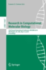Image for Research in Computational Molecular Biology : 23rd Annual International Conference, RECOMB 2019, Washington, DC, USA, May 5-8, 2019, Proceedings