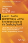 Image for Applied Ethics for Entrepreneurial Success: Recommendations for the Developing World