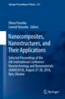 Image for Nanocomposites, nanostructures, and their applications: selected proceedings of the 6th International Conference Nanotechnology and Nanomaterials (NANO2018), August 27-30, 2018, Kyiv, Ukraine : volume 221
