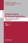 Image for Database Systems for Advanced Applications : 24th International Conference, DASFAA 2019, Chiang Mai, Thailand, April 22–25, 2019, Proceedings, Part I