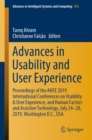 Image for Advances in Usability and User Experience: Proceedings of the AHFE 2019 International Conferences on Usability and User Experience, and Human Factors and Assistive Technology, July 24-28, 2019, Washington D.C., USA