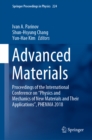 Image for Advanced Materials: Proceedings of the International Conference On &quot;physics and Mechanics of New Materials and Their Applications&quot;, Phenma 2018