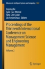 Image for Proceedings of the Thirteenth International Conference on Management Science and Engineering Management