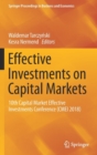 Image for Effective Investments on Capital Markets : 10th Capital Market Effective Investments Conference (CMEI 2018)