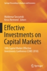 Image for Effective Investments on Capital Markets : 10th Capital Market Effective Investments Conference (CMEI 2018)
