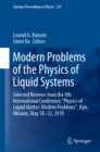 Image for Modern Problems of the Physics of Liquid Systems: Selected Reviews from the 8th International Conference &quot;physics of Liquid Matter: Modern Problems&quot;, Kyiv, Ukraine, May 18-22, 2018 : 223