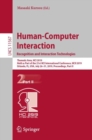 Image for Human-Computer Interaction. Recognition and Interaction Technologies