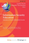 Image for Information Security Education. Education in Proactive Information Security