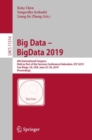 Image for Big Data – BigData 2019 : 8th International Congress, Held as Part of the Services Conference Federation, SCF 2019, San Diego, CA, USA, June 25–30, 2019, Proceedings