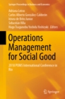 Image for Operations Management for Social Good: 2018 POMS International Conference in Rio