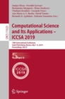 Image for Computational Science and Its Applications – ICCSA 2019
