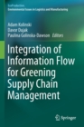 Image for Integration of Information Flow for Greening Supply Chain Management