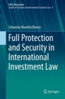 Image for Full Protection and Security in International Investment Law : 8