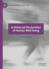 Image for A universal declaration of human well-being