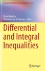 Image for Differential and Integral Inequalities