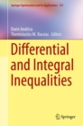 Image for Differential and Integral Inequalities