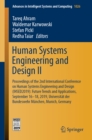 Image for Human systems engineering and design II: proceedings of the 2nd International Conference on Human Systems Engineering and Design (IHSED2019): Future Trends and Applications, September 16-18, 2019, Universitat der Bundeswehr Munchen, Munich, Germany : 1026