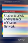 Image for Citation Analysis and Dynamics of Citation Networks