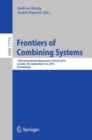 Image for Frontiers of Combining Systems