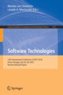 Image for Software Technologies : 13th International Conference, ICSOFT 2018, Porto, Portugal, July 26-28, 2018, Revised Selected Papers