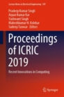 Image for Proceedings of Icric 2019: Recent Innovations in Computing : 597