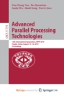 Image for Advanced Parallel Processing Technologies : 13th International Symposium, APPT 2019, Tianjin, China, August 15-16, 2019, Proceedings