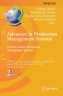 Image for Advances in Production Management Systems. Towards Smart Production Management Systems