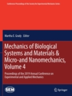 Image for Mechanics of Biological Systems and Materials &amp; Micro-and Nanomechanics, Volume 4 : Proceedings of the 2019 Annual Conference on Experimental and Applied Mechanics