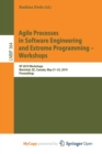 Image for Agile Processes in Software Engineering and Extreme Programming - Workshops : XP 2019 Workshops, Montreal, QC, Canada, May 21-25, 2019, Proceedings