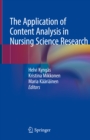 Image for The Application of Content Analysis in Nursing Science Research