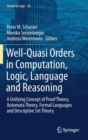 Image for Well-Quasi Orders in Computation, Logic, Language and Reasoning : A Unifying Concept of Proof Theory, Automata Theory, Formal Languages and Descriptive Set Theory