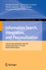 Image for Information Search, Integration, and Personalization