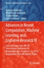 Image for Advances in Neural Computation, Machine Learning, and Cognitive Research III : Selected Papers from the XXI International Conference on Neuroinformatics, October 7-11, 2019, Dolgoprudny, Moscow Region