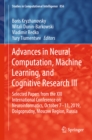 Image for Advances in neural computation, machine learning, and cognitive research III: selected papers from the XXI International Conference on Neuroinformatics, October 7-11, 2019, Dolgoprudny, Moscow Region, Russia