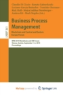Image for Business Process Management : Blockchain and Central and Eastern Europe Forum : BPM 2019 Blockchain and CEE Forum, Vienna, Austria, September 1-6, 2019, Proceedings