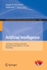 Image for Artificial Intelligence : 17th Russian Conference, RCAI 2019, Ulyanovsk, Russia, October 21–25, 2019, Proceedings
