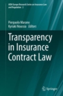 Image for Transparency in Insurance Contract Law