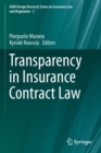 Image for Transparency in Insurance Contract Law