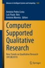 Image for Computer supported qualitative research: New Trends on Qualitative Research (WCQR2019)
