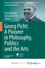 Image for Georg Picht : A Pioneer in Philosophy, Politics and the Arts