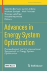 Image for Advances in Energy System Optimization