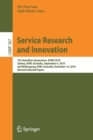 Image for Service Research and Innovation : 7th Australian Symposium, ASSRI 2018, Sydney, NSW, Australia, September 6, 2018, and Wollongong, NSW, Australia, December 14, 2018, Revised Selected Papers