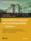 Image for Sustainable Development and Social Responsibility—Volume 1