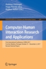 Image for Computer-Human Interaction Research and Applications : First International Conference, CHIRA 2017, Funchal, Madeira, Portugal, October 31 – November 2, 2017, Revised Selected Papers