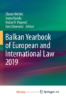 Image for Balkan Yearbook of European and International Law 2019