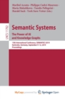 Image for Semantic Systems. The Power of AI and Knowledge Graphs : 15th International Conference, SEMANTiCS 2019, Karlsruhe, Germany, September 9-12, 2019, Proceedings