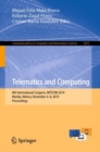 Image for Telematics and Computing : 8th International Congress, WITCOM 2019, Merida, Mexico, November 4–8, 2019, Proceedings