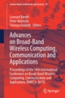 Image for Advances on Broad-Band Wireless Computing, Communication and Applications : Proceedings of the 14th International Conference on Broad-Band Wireless Computing, Communication and Applications (BWCCA-201